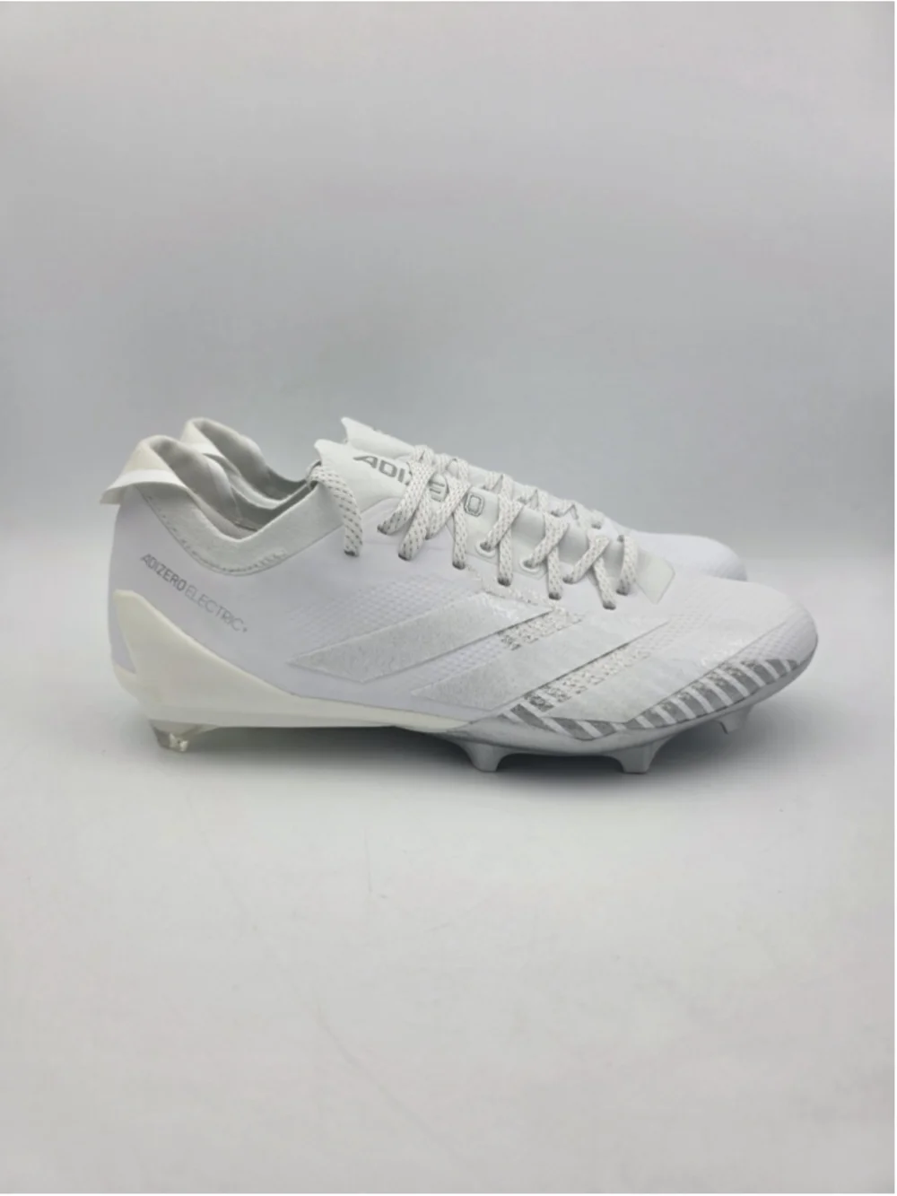 Adidas Adizero Electric + Men's Football Cleats IE6278 White Silver Size 8.5